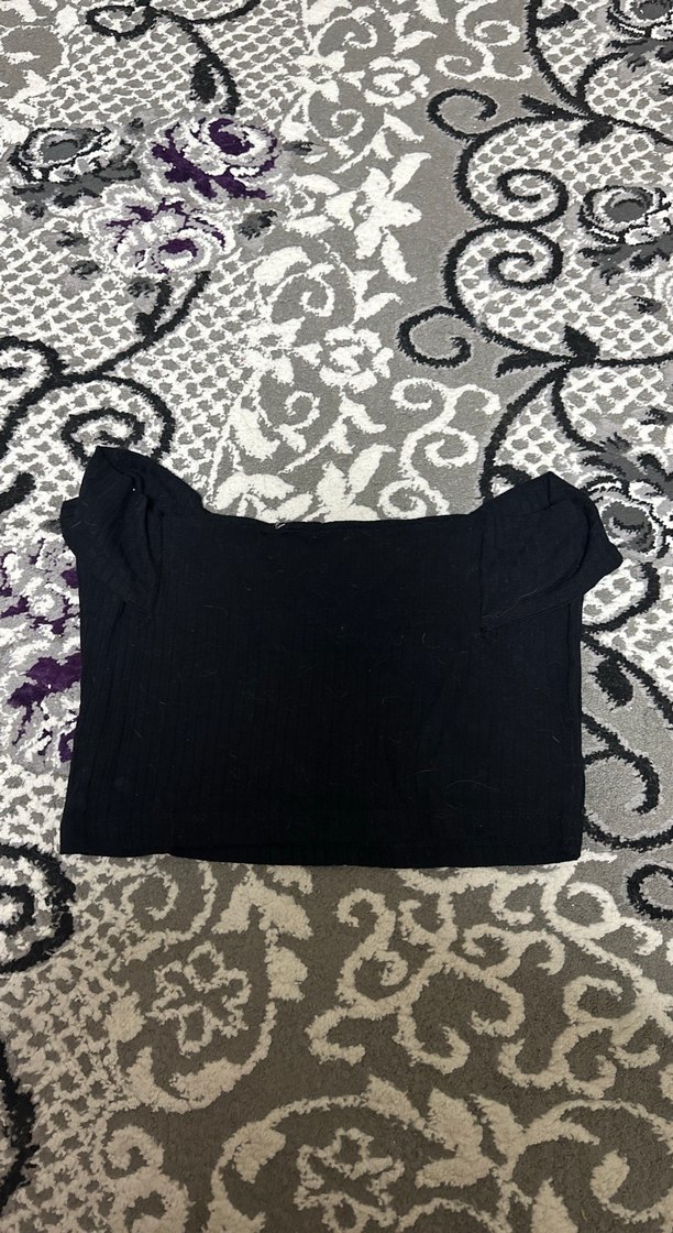 Siyah Kol Detaylı Mini Bustiyer - Görsel 2