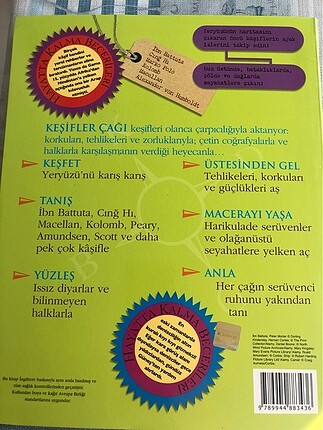  Keşifler Çağı renkli resimli eğitici kitap