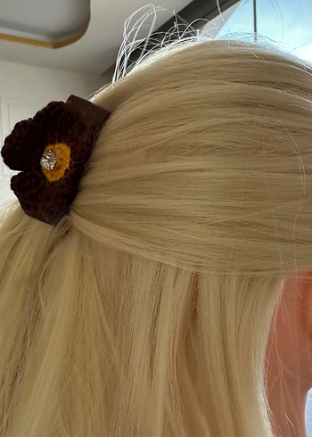 Renkli Örgü Karpuz Desenli toka - Görsel 6