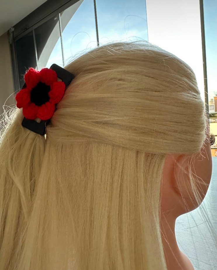 Renkli Örgü Karpuz Desenli toka - Görsel 5