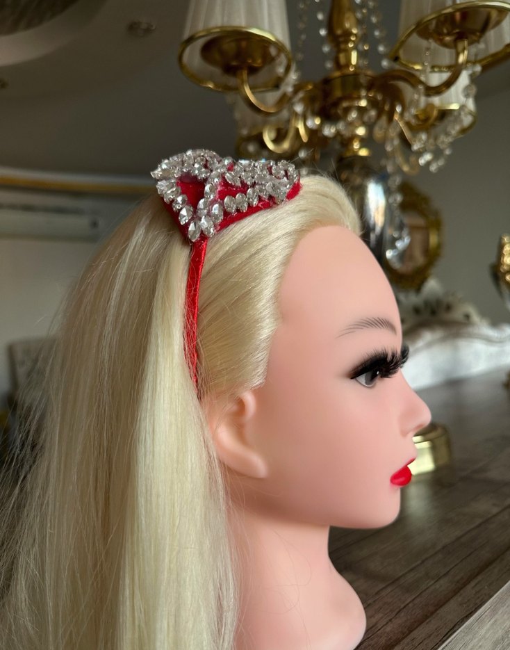 Renkli Örgü Karpuz Desenli toka - Görsel 3