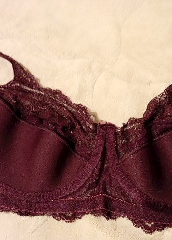 Bordo Vintage Dantelli Bohem Sütyen - Görsel 4