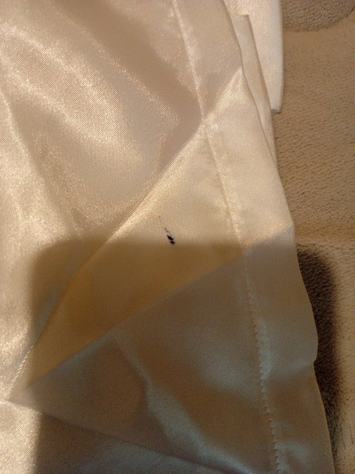 Kadın Beyaz Saten Rahat Kesim pijama takımı - Görsel 3