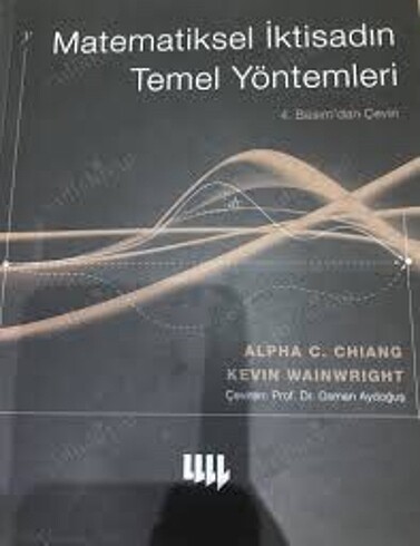 Matematiksel iktisatın temel yöntemleri kitap