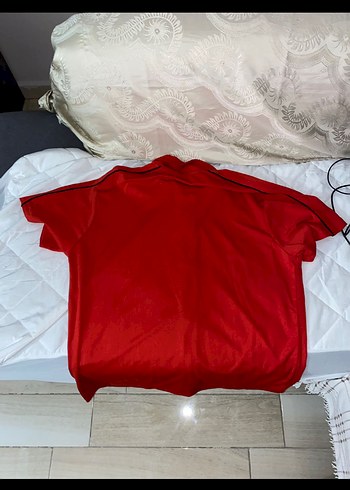 Kırmızı Zip Erkek Polo gömlek - Görsel 2