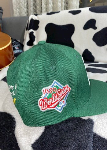 New Era Atlanta yeşil Snapback cap - Görsel 3