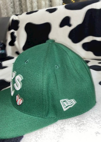 New Era Atlanta yeşil Snapback cap - Görsel 4