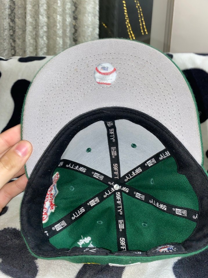 New Era Atlanta yeşil Snapback cap - Görsel 5