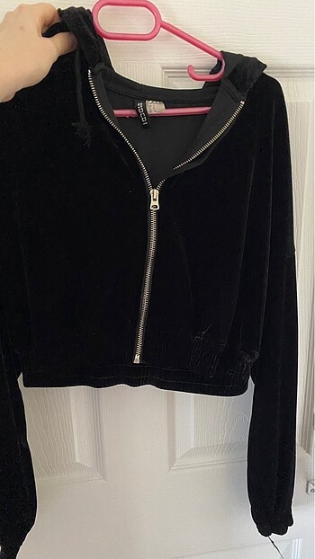 H&M H&M kısa kadife ceket