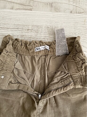 34 Beden zara kadife mom jean