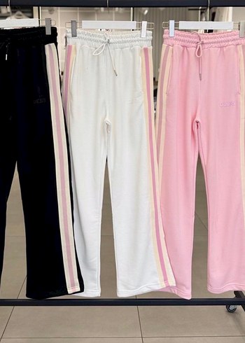 Guess Pembe Çizgili Rahat Kesim Eşofman