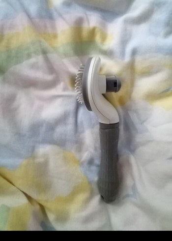 Gri Kedi Tüyü Fırçası - Görsel 4