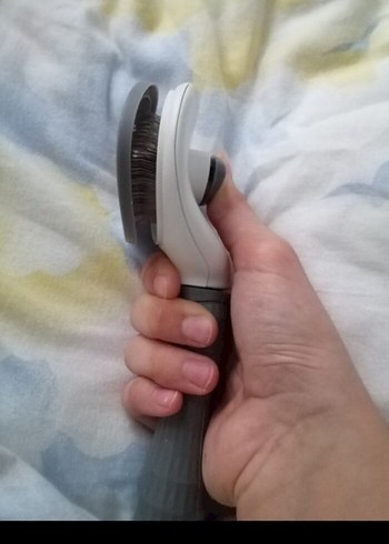 Gri Kedi Tüyü Fırçası - Görsel 5