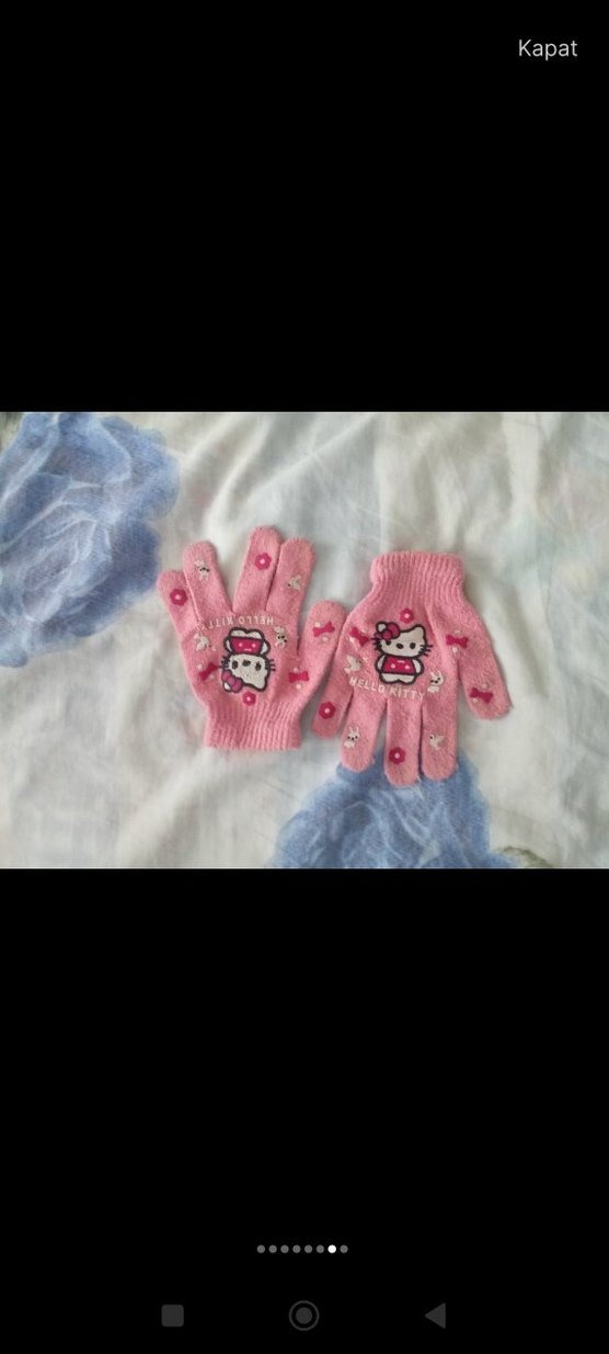 hello kitty desenli eldiven - Görsel 5