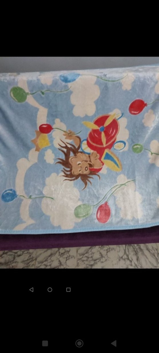 Renkli Baskılı Çocuk Battaniyesi - Görsel 3