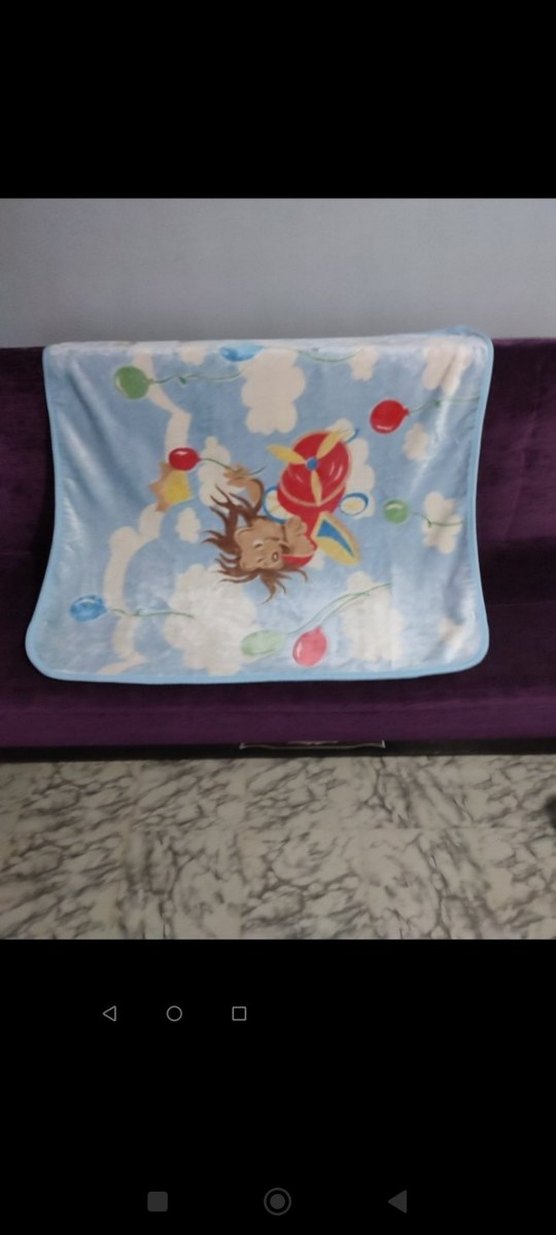 Renkli Baskılı Çocuk Battaniyesi - Görsel 5