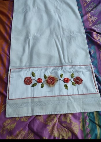 Bohem Tarzı Çiçekli Nakışlı Kumaş - Görsel 7