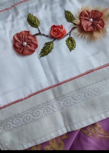 Bohem Tarzı Çiçekli Nakışlı Kumaş - Görsel 11