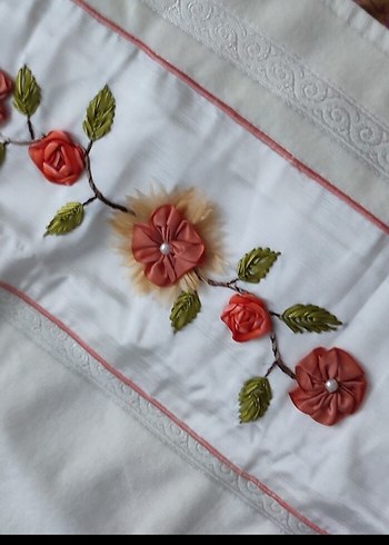 Bohem Tarzı Çiçekli Nakışlı Kumaş - Görsel 5