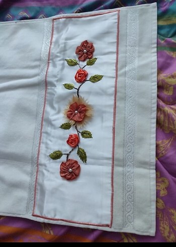 Bohem Tarzı Çiçekli Nakışlı Kumaş - Görsel 8