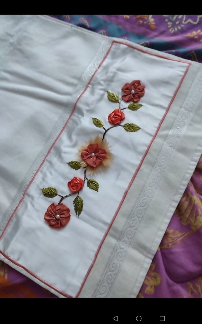 Bohem Tarzı Çiçekli Nakışlı Kumaş - Görsel 2