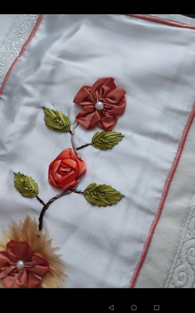 Bohem Tarzı Çiçekli Nakışlı Kumaş - Görsel 3