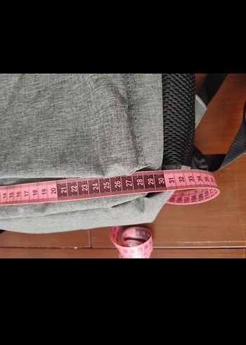 Gri Sırt Çantası - Görsel 8