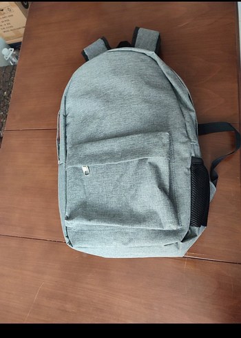 Gri Sırt Çantası - Görsel 2