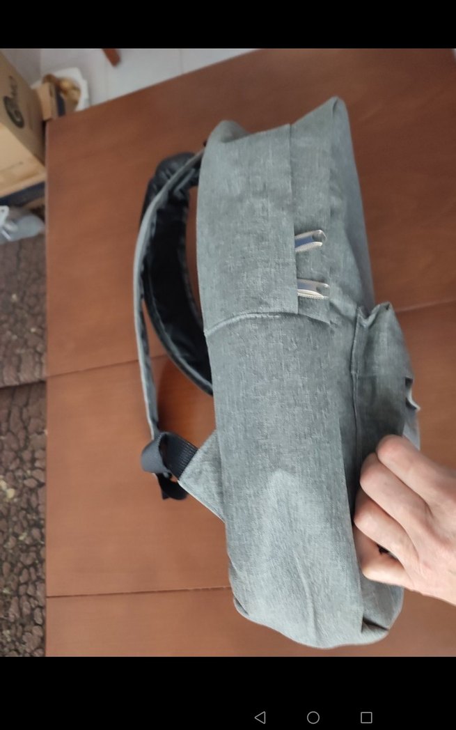 Gri Sırt Çantası - Görsel 5