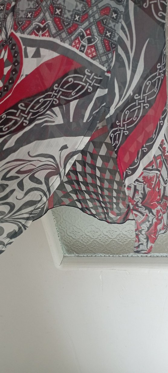 Bohem Kırmızı Desenli pareo - Görsel 5