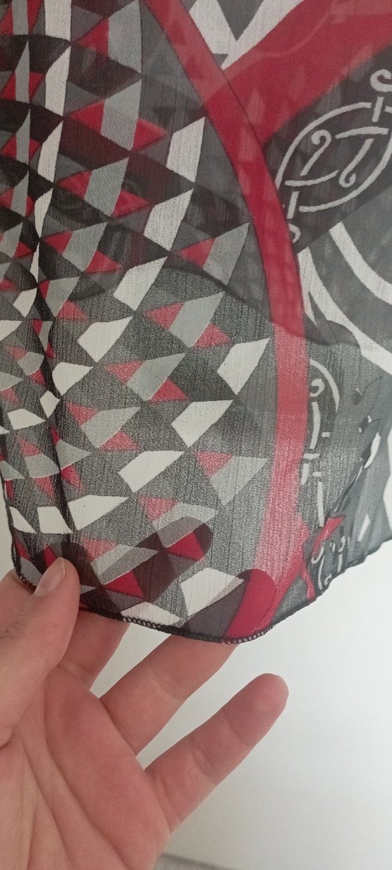 Bohem Kırmızı Desenli pareo - Görsel 4