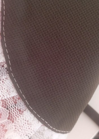 Kızlar için Siyah Dantelli seyyar yaka - Görsel 6