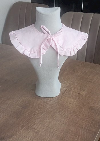 Kız Çocuk Pembe Fırfırlı Bolero Yakası - Görsel 2