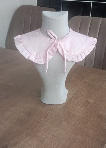 Kız Çocuk Pembe Fırfırlı Bolero Yakası - Görsel 3