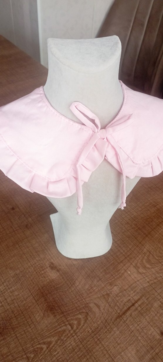 Kız Çocuk Pembe Fırfırlı Bolero Yakası - Görsel 5