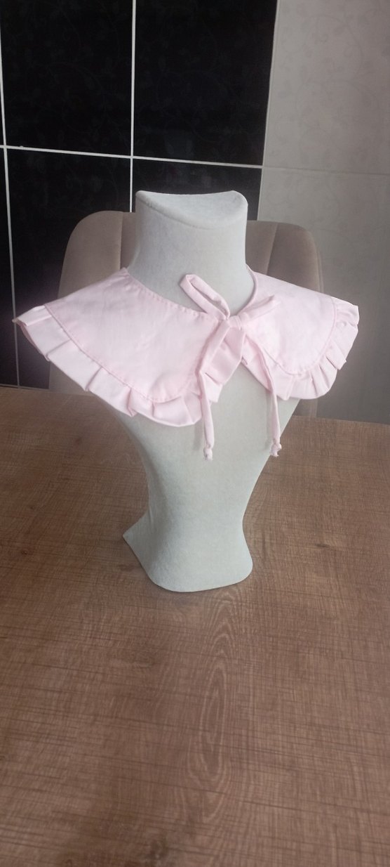 Kız Çocuk Pembe Fırfırlı Bolero Yakası - Görsel 4