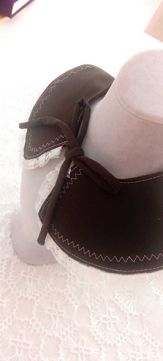 Kızlar için Siyah Dantel Detaylı Gotik Deri Bolero - Görsel 4