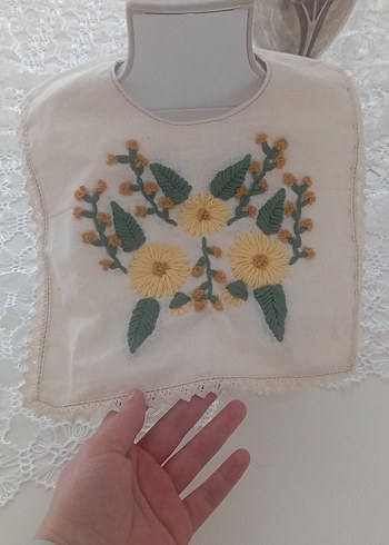 Nakışlı Bej yaka - Görsel 6