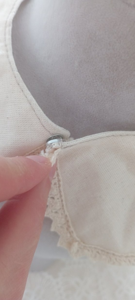 Nakışlı Bej yaka - Görsel 4