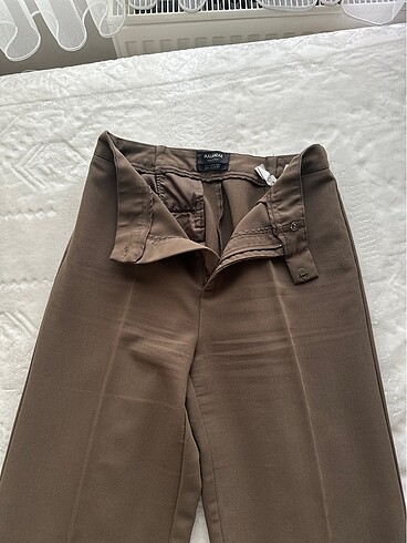 Pull and Bear Kumaş palazzo pantolon