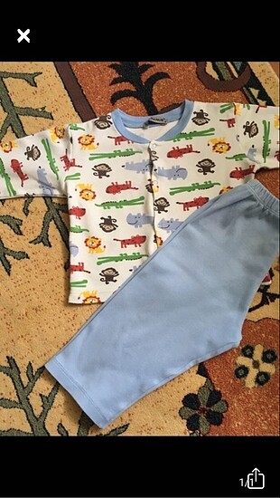 Erkek bebek pijama takımı
