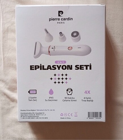 Pierre Cardin Epilasyon Aleti
