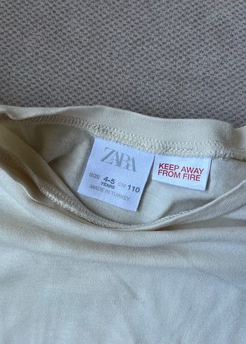 Acik Sari Kiz Cocuk Uzun Kollu Tişört - Görsel 3