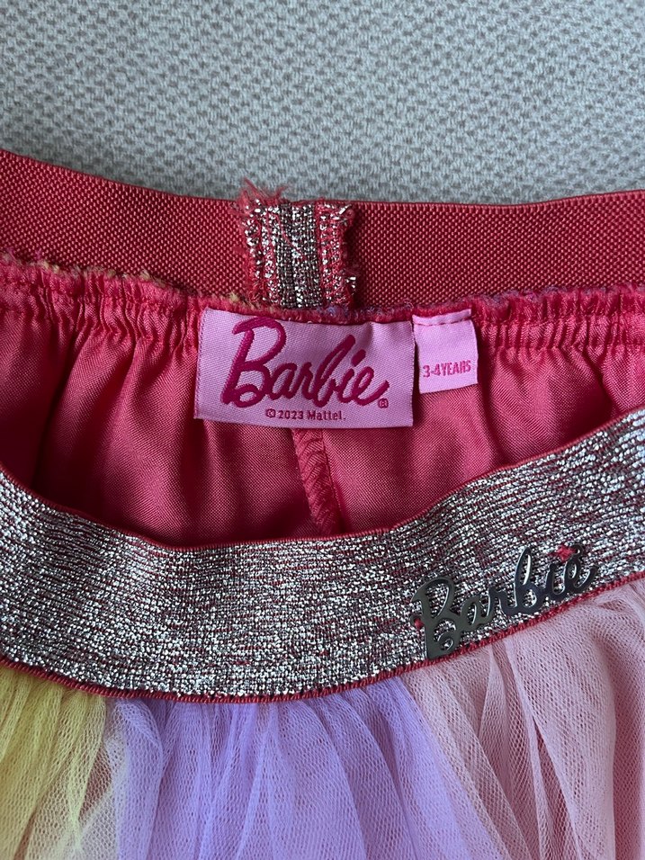 Çok Renkli Büzgülü Kız Çocuk Etek - Görsel 3