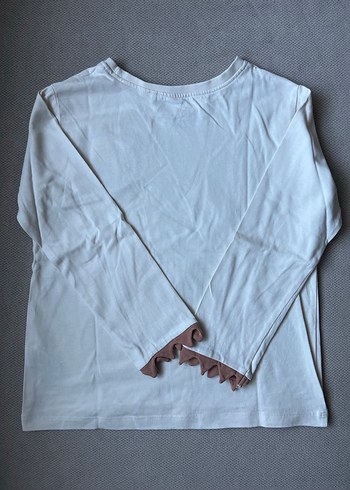 Kız Çocuk Uzun Kollu Ayıcık Detaylı Tişört - Görsel 5