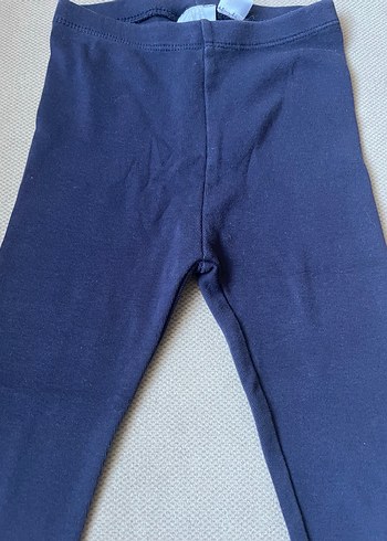 Kız Çocuk Lacivert Elastik Kot Tayt - Görsel 2
