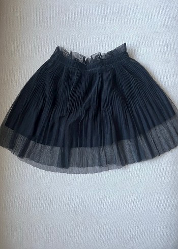 Kiz cocuk için Siyah Pileli Gotik Etek - Görsel 3