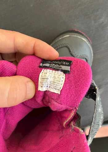 Kız Çocuk Gri-Pembe Timberland Botlar - Görsel 7