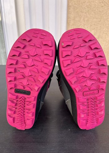 Kız Çocuk Gri-Pembe Timberland Botlar - Görsel 8