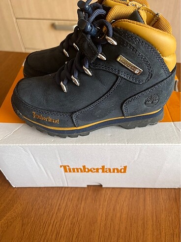 27 Beden lacivert Renk Timberland Unisex Cocuk Botu
